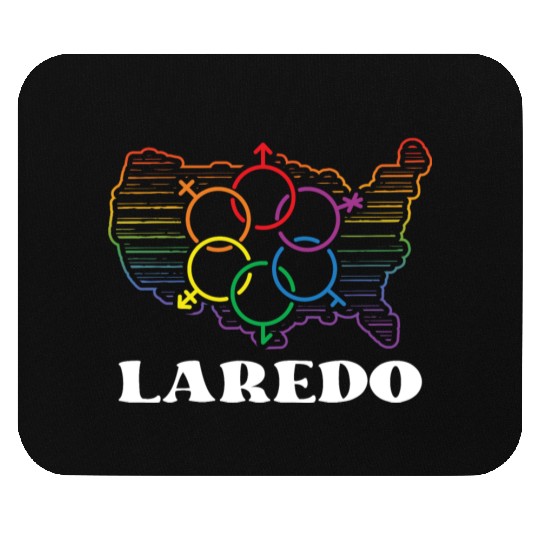 Laredo Pride Month Pride Flag LGBT Community LGBTQ Mouse Pads