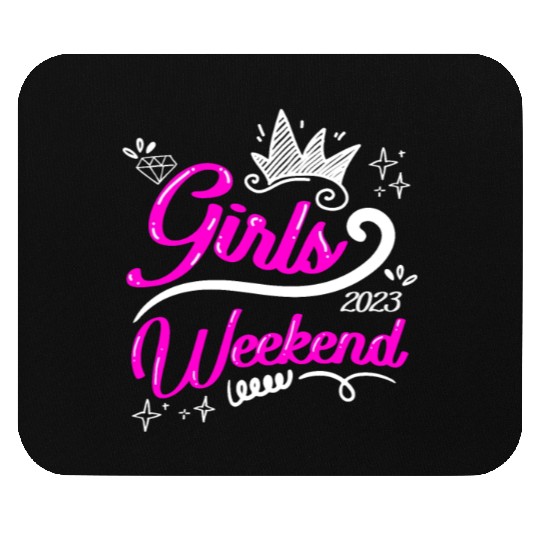 Girls Weekend Vacation Girls Trip Spring Break Mouse Pads