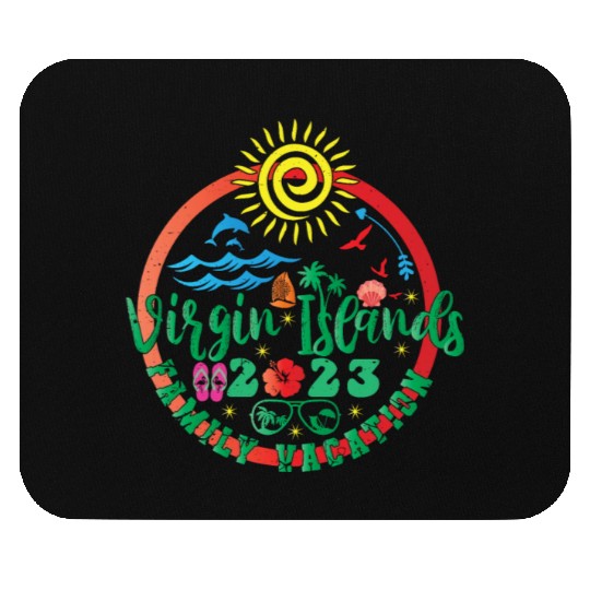 Family Vacation To US Virgin Islands 2023 Family Mouse Pads