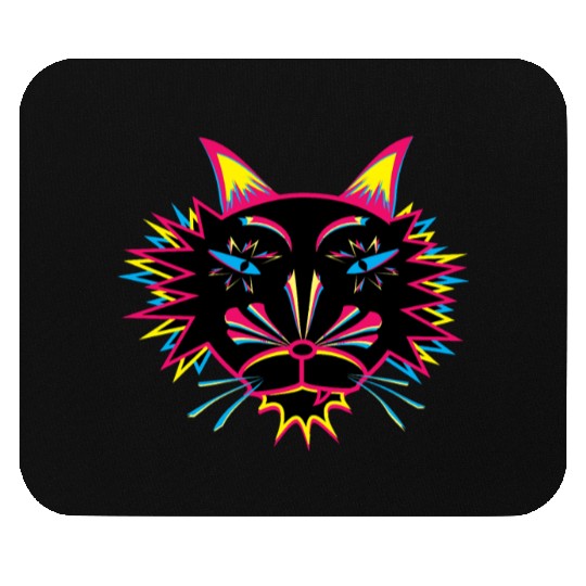 Cat Face Mouse Pads