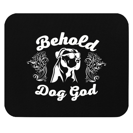 cool dog god Mouse Pads