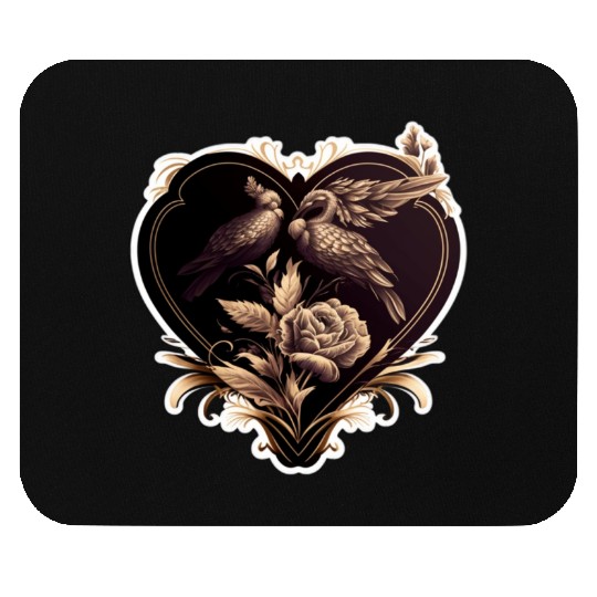 Love in Style: A Valentine's Day Design Collection Mouse Pads