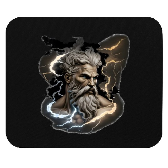 Zeus - A Colorful Tribute to the Greek God of Sky Mouse Pads