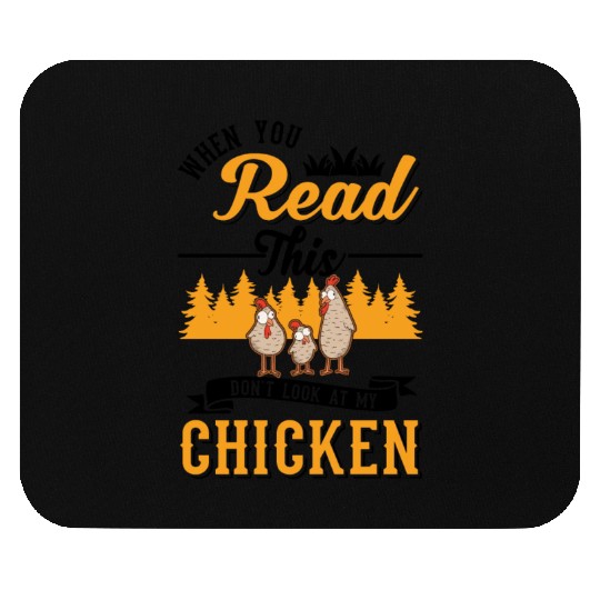 Chickens Chicken Farm Farmer Mouse Pads