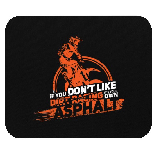 Motorcycle race Mouse Pads