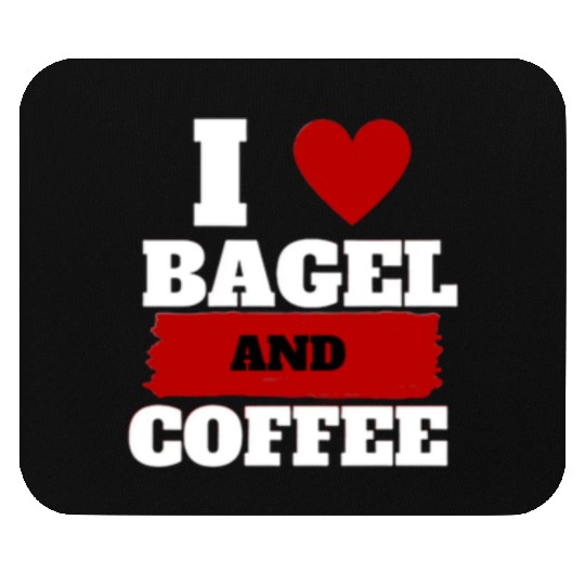bagel and coffee, coffee meet bagel quotes gift Mouse Pads