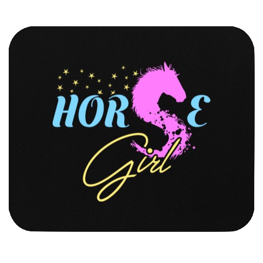 Horse Girl Mouse Pads Horse Lovers Gift Equestrian