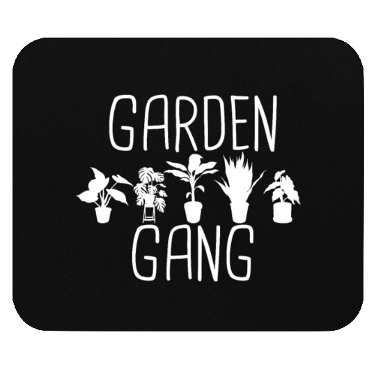 Garden Gang Funny Gardener Vegetable Flower Garden Mouse Pads