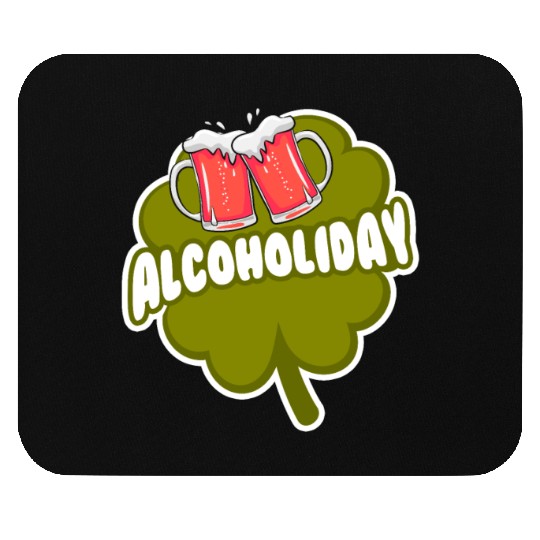 Alcoholiday St Patrick's Day beer Mouse Pads