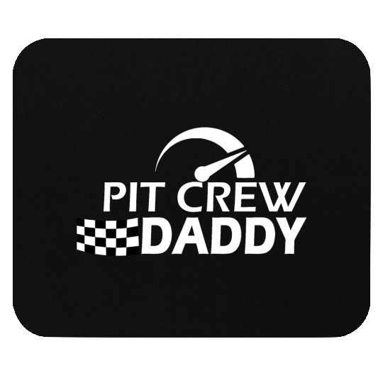 Pit Crew Daddy Race Car Birthday Party Racing Fami Mouse Pads