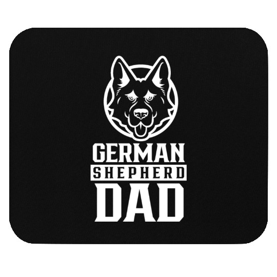 German Shepherd Dad Boy Guy German Sheperd Dog Mouse Pads