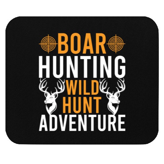 Boar Hunting Wild Hunt Adventure Mouse Pads