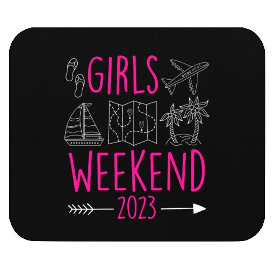 Girls Weekend 2023 Girls Trip Spring Break Mouse Pads