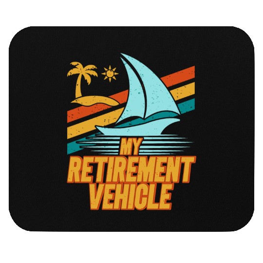 Retired Sailor Sailing Retirement Plan Mouse Pads
