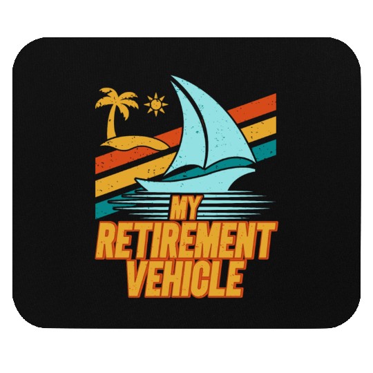 Retired Sailor Sailing Retirement Plan Mouse Pads