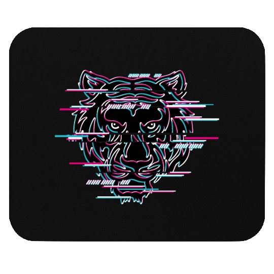 TIGER GLITCH Mouse Pads