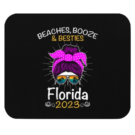 Beaches Booze Besties Florida 2023 Spring Break Mouse Pads
