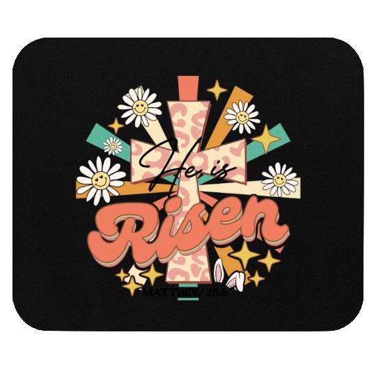 He is risen Mathew 28:06 Mouse Pads