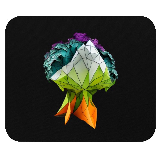 Origami Broccoli: Delightful and Whimsical Paper Mouse Pads