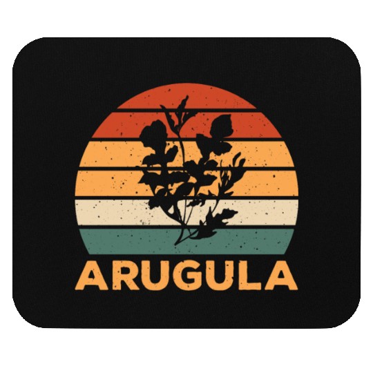 Retro Arugula Design Mouse Pads
