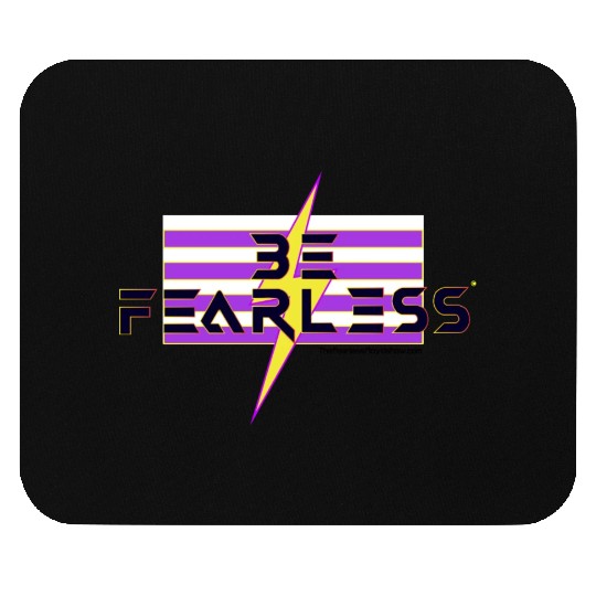 Be Fearless Flag w/Bolt (white text) Mouse Pads