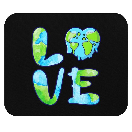 LOVE Earth Day 2023 Cute Earth Lover Kids Mouse Pads