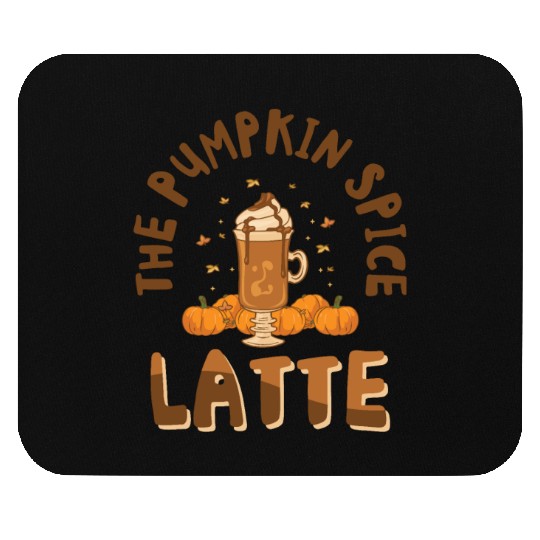 Pumpkin Spice Latte Halloween Coffee Lover Tarot Mouse Pads