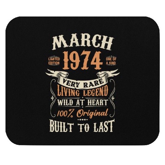 March 1974 Birthday Surprise Mouse Pads