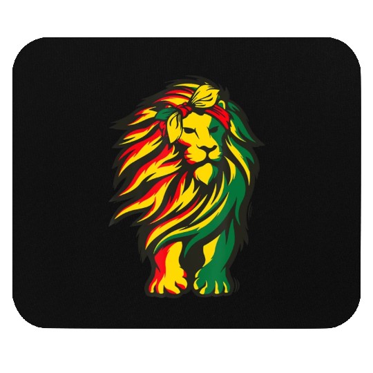 Lion Juneteenth Cool Black History African America Mouse Pads