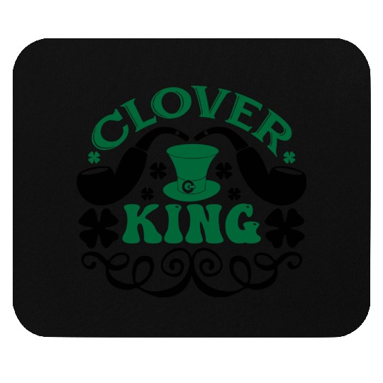 clover king Mouse Pads