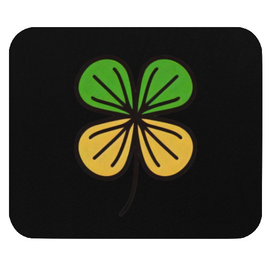 Patrick s day four leaf clover png Mouse Pads