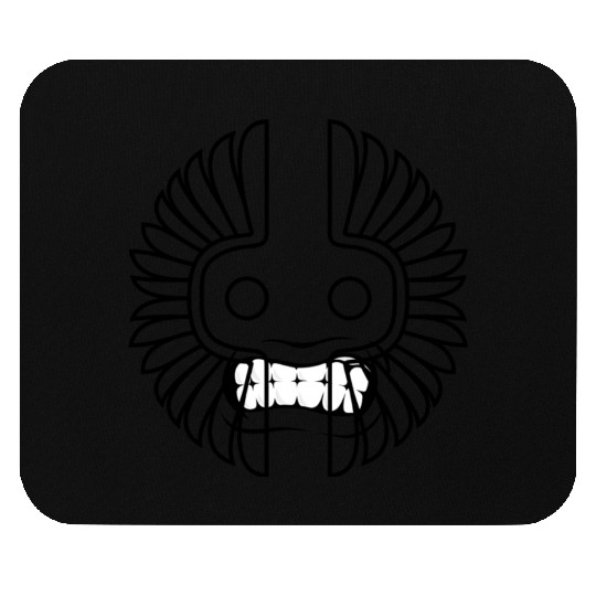 angry face. Mouse Pads