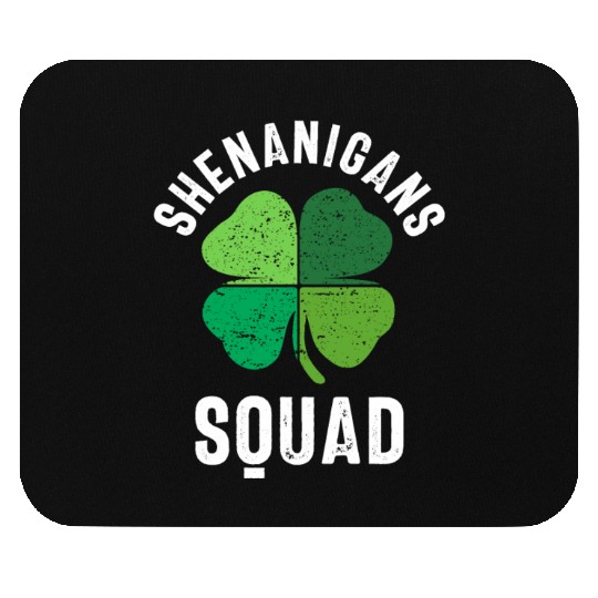 Shenanigans Squad St Patricks Day Mouse Pads