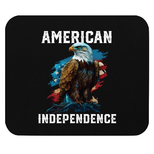 American Independence American Bald Eagle 4th of Mouse Pads