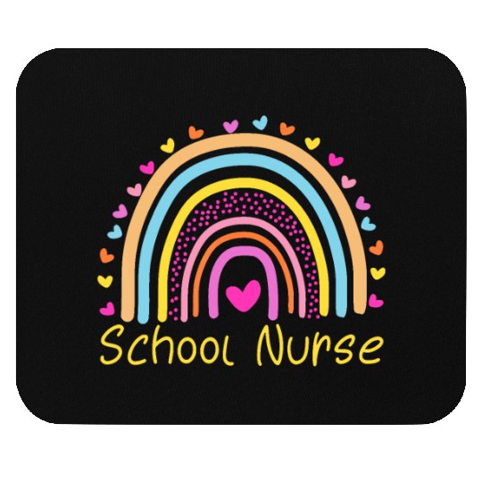 School Nurse Rainbowcaronavirusdogekingchaddronepr Mouse Pads