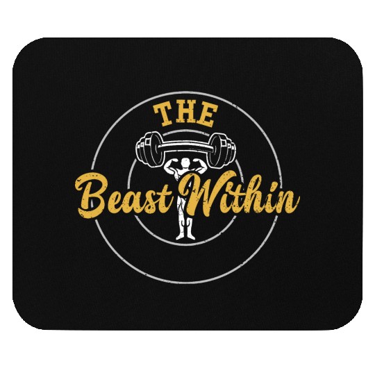 The Beast Within - Gym Mouse Pads