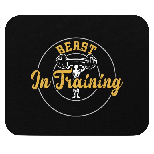 Beast In Training - Gym Mouse Pads