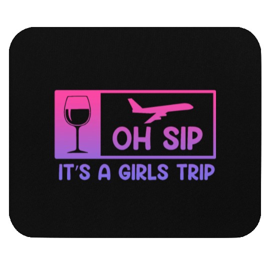 It's a Girls Trip Girls Vacation Spring Break Mouse Pads