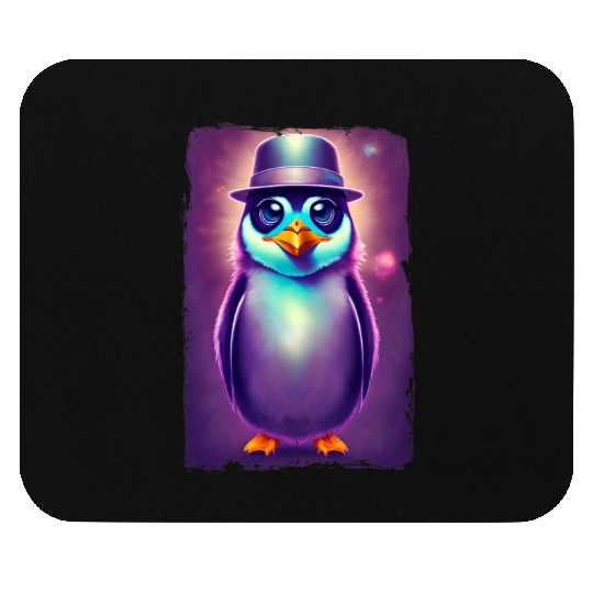 Fantasy Penguin Art Mouse Pads