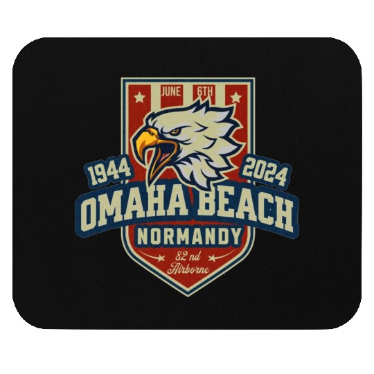 Omaha Beach Normandy D DAY 80 th anniversary Mouse Pads