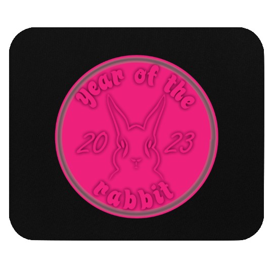 Year Of The Rabbit Mouse Pads