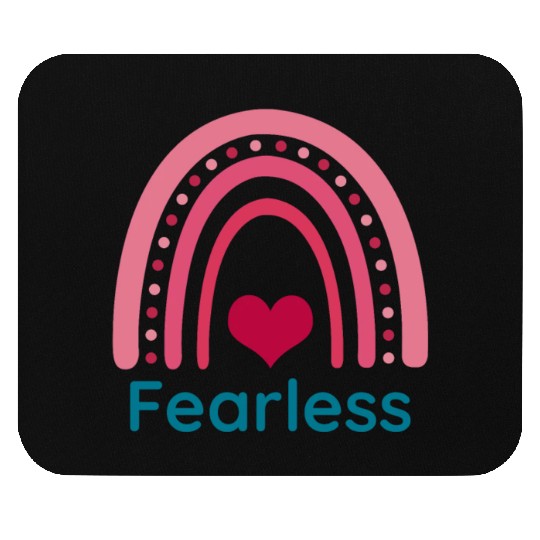Fearless Viva Magenta Boho Rainbow Mouse Pads