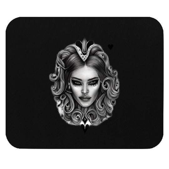 Playing Card Design - Hearts Mouse Pads