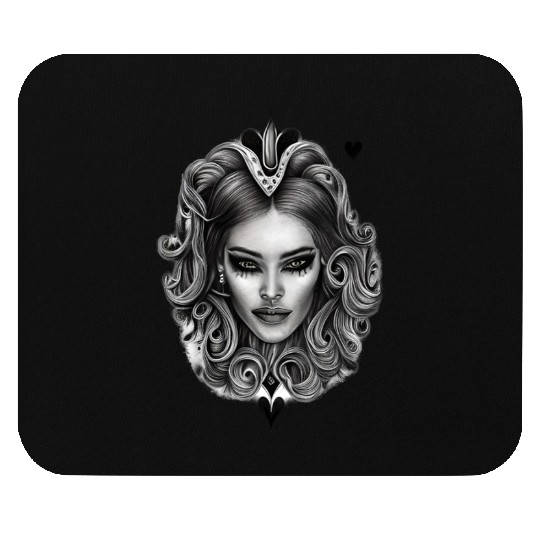 Playing Card Design - Hearts Mouse Pads