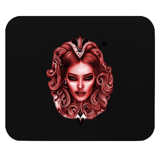 Playing Card Design - Hearts Mouse Pads