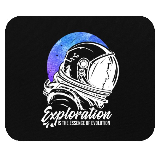 Amusing Explorations Of Cheerful Astronauts Quote Mouse Pads