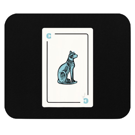 Cat Playing card Cat Lovers Gift Mouse Pads