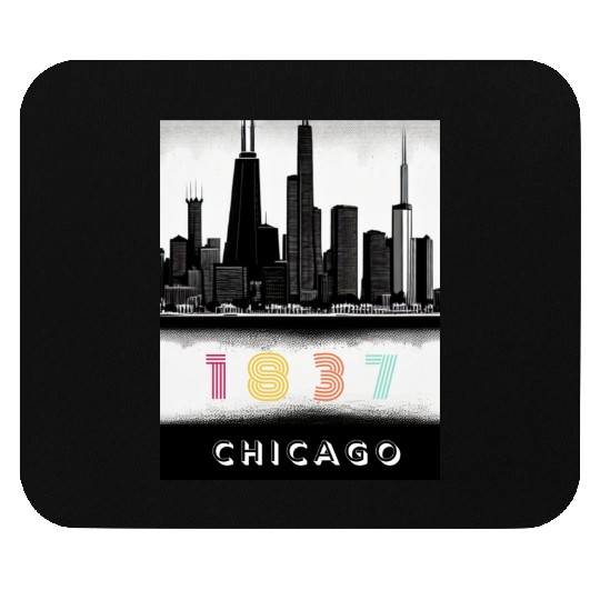 Chicago Skyline Mouse Pads