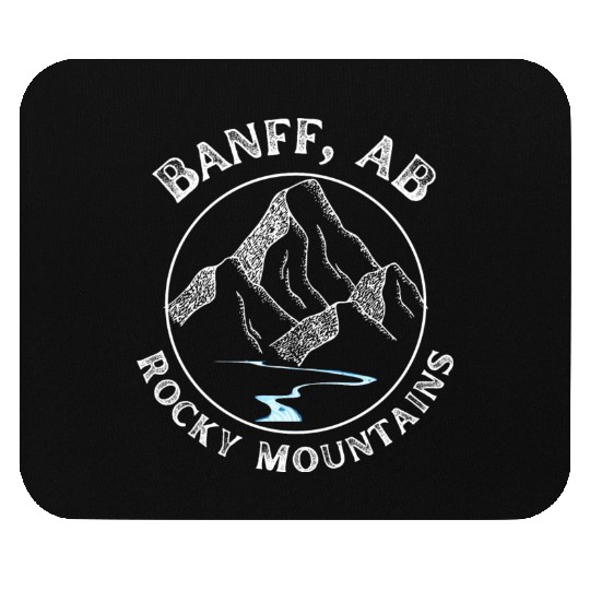 Banff Alberta Rocky Mountains Mouse Pads