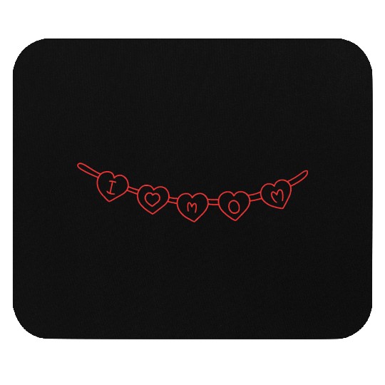 I Love My Mom, mother's day Mouse Pads